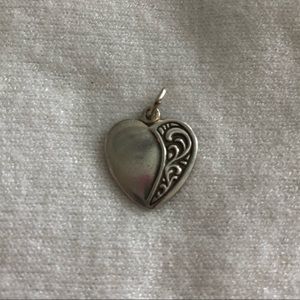 Heart Charm sterling silver